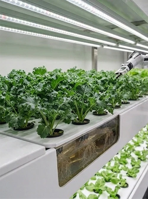 Automated Multi-tier Indoor Cultivation